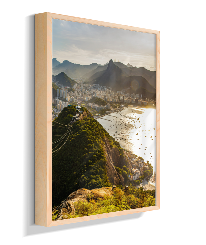 Pão de Açúcar – Díptico (Lado Direito – Cidade e Montanhas)