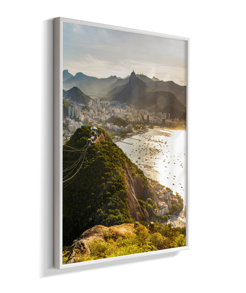 Pão de Açúcar – Díptico (Lado Direito – Cidade e Montanhas)