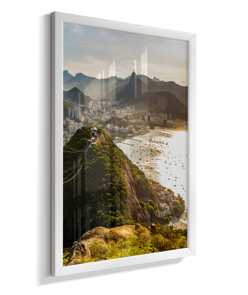 Pão de Açúcar – Díptico (Lado Direito – Cidade e Montanhas)