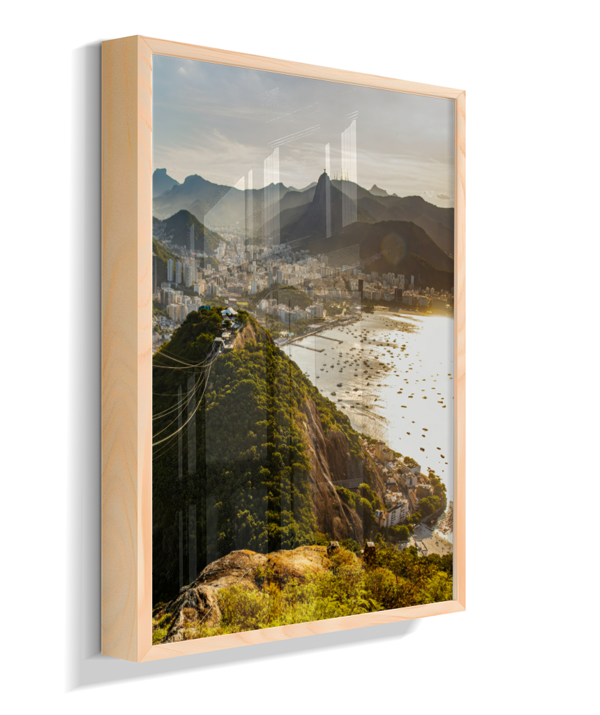 Pão de Açúcar – Díptico (Lado Direito – Cidade e Montanhas)