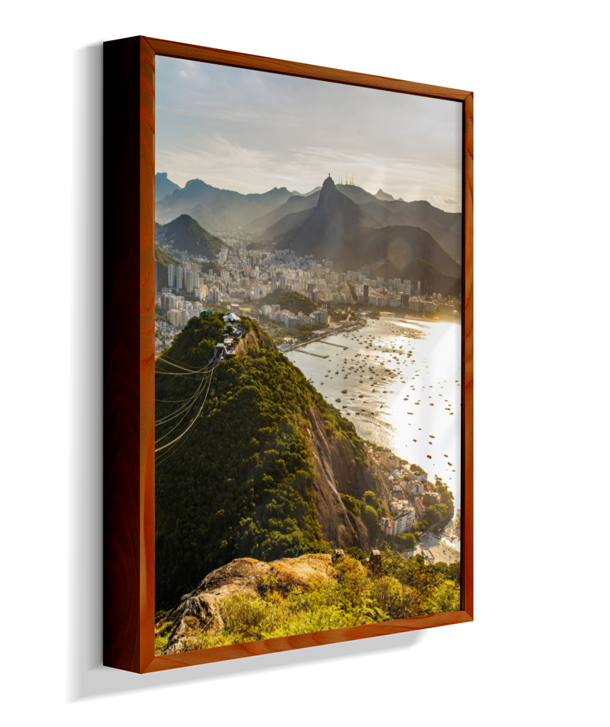 Pão de Açúcar – Díptico (Lado Direito – Cidade e Montanhas)