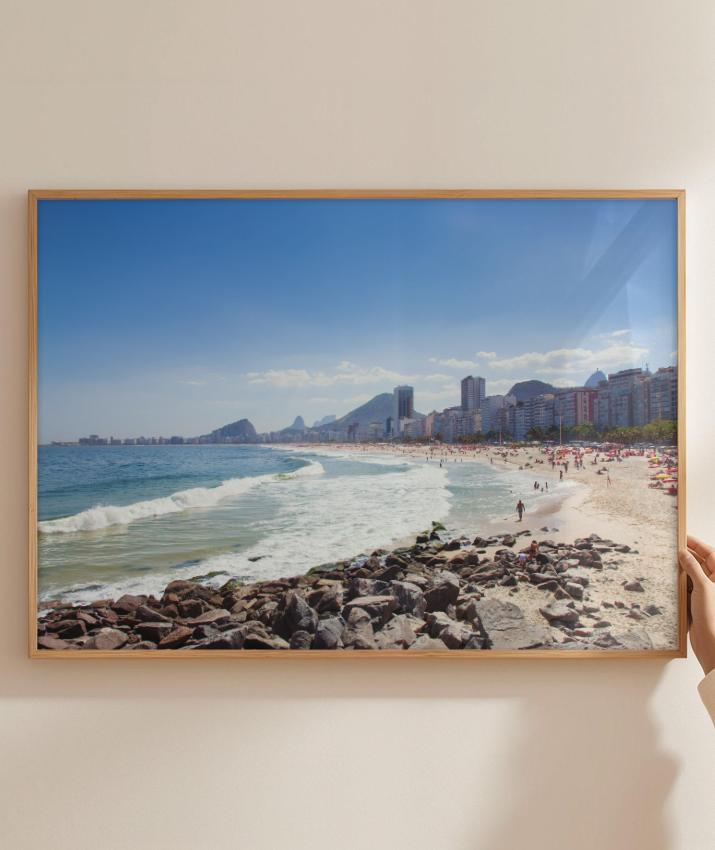 Copacabana - Vista à partir do Leme. - Rio de Janeiro