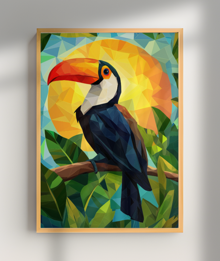 Tucano Tropical - Desenho Perfeito da Natureza