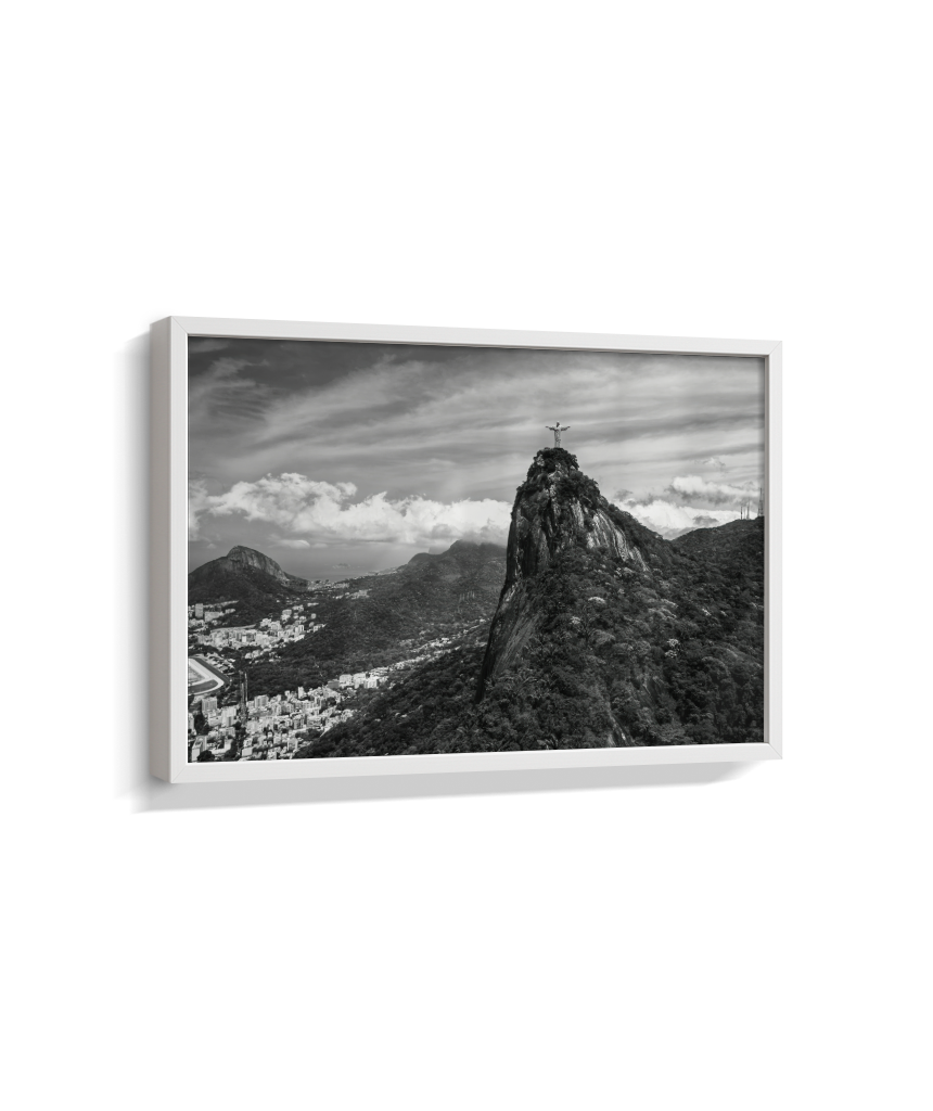 Cristo Redentor - Horizontal - Preto e Branco