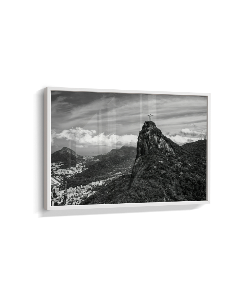 Cristo Redentor - Horizontal - Preto e Branco