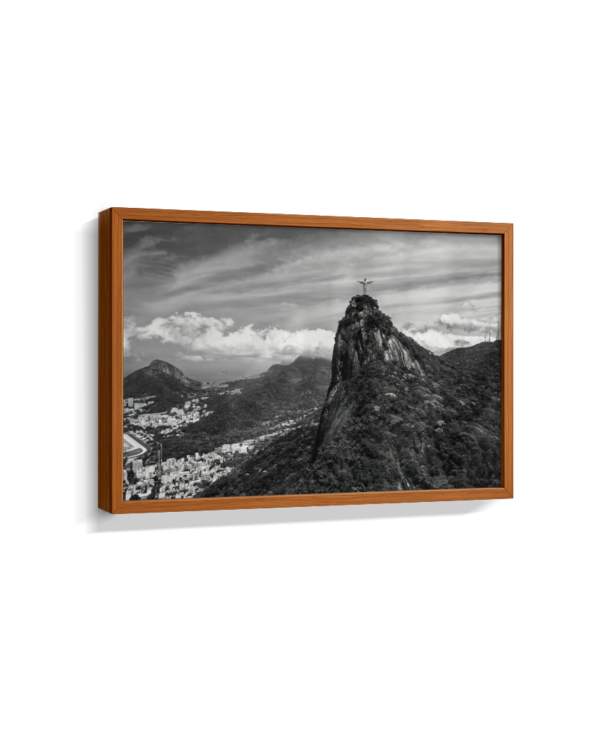 Cristo Redentor - Horizontal - Preto e Branco