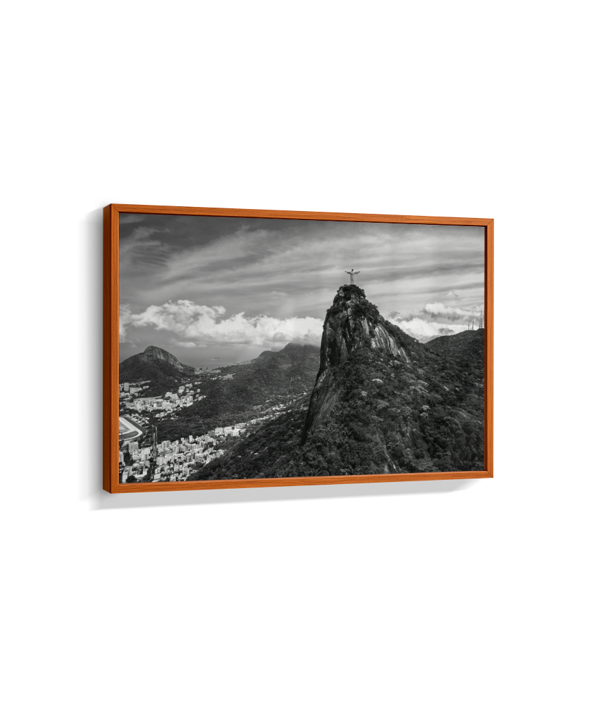 Cristo Redentor - Horizontal - Preto e Branco