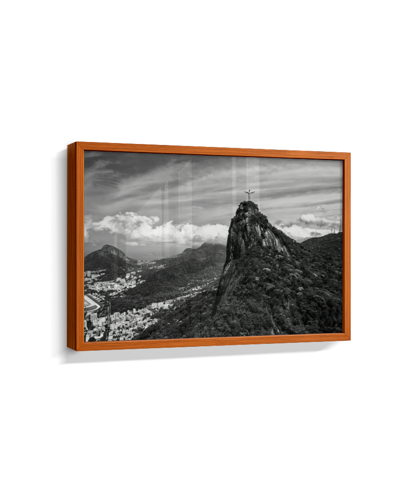 Cristo Redentor - Horizontal - Preto e Branco