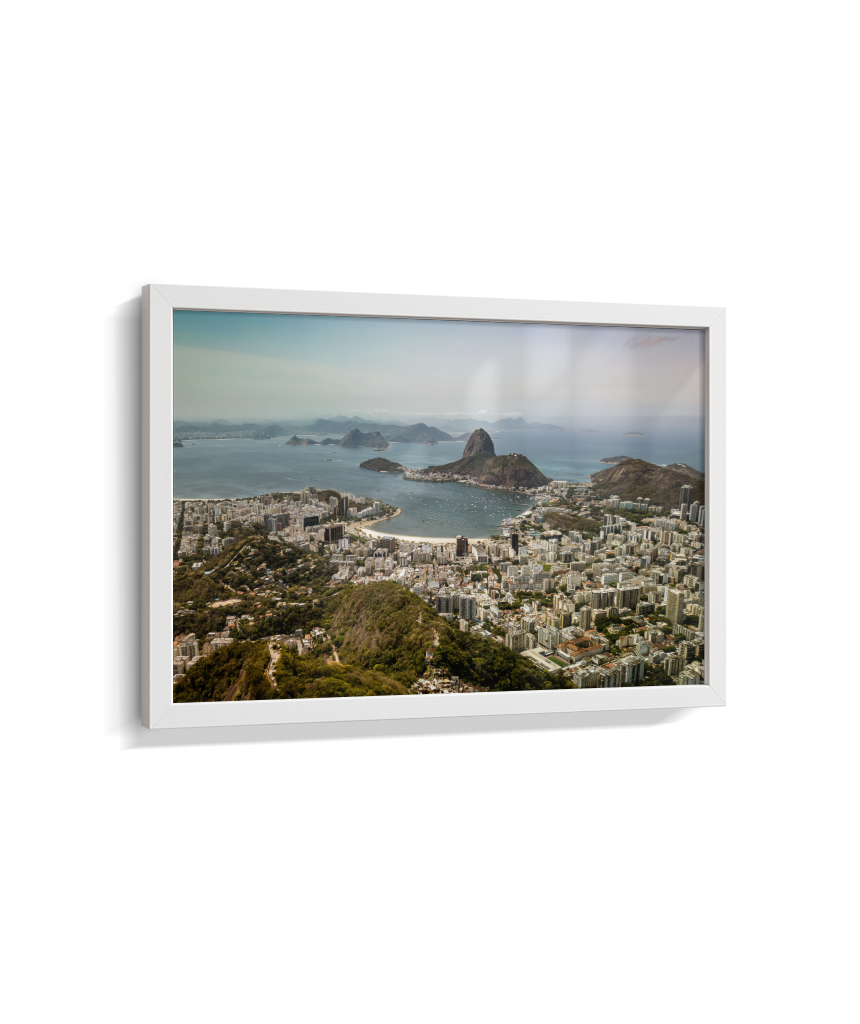 Vista Aerea Pao acucar Enseada Botafogo