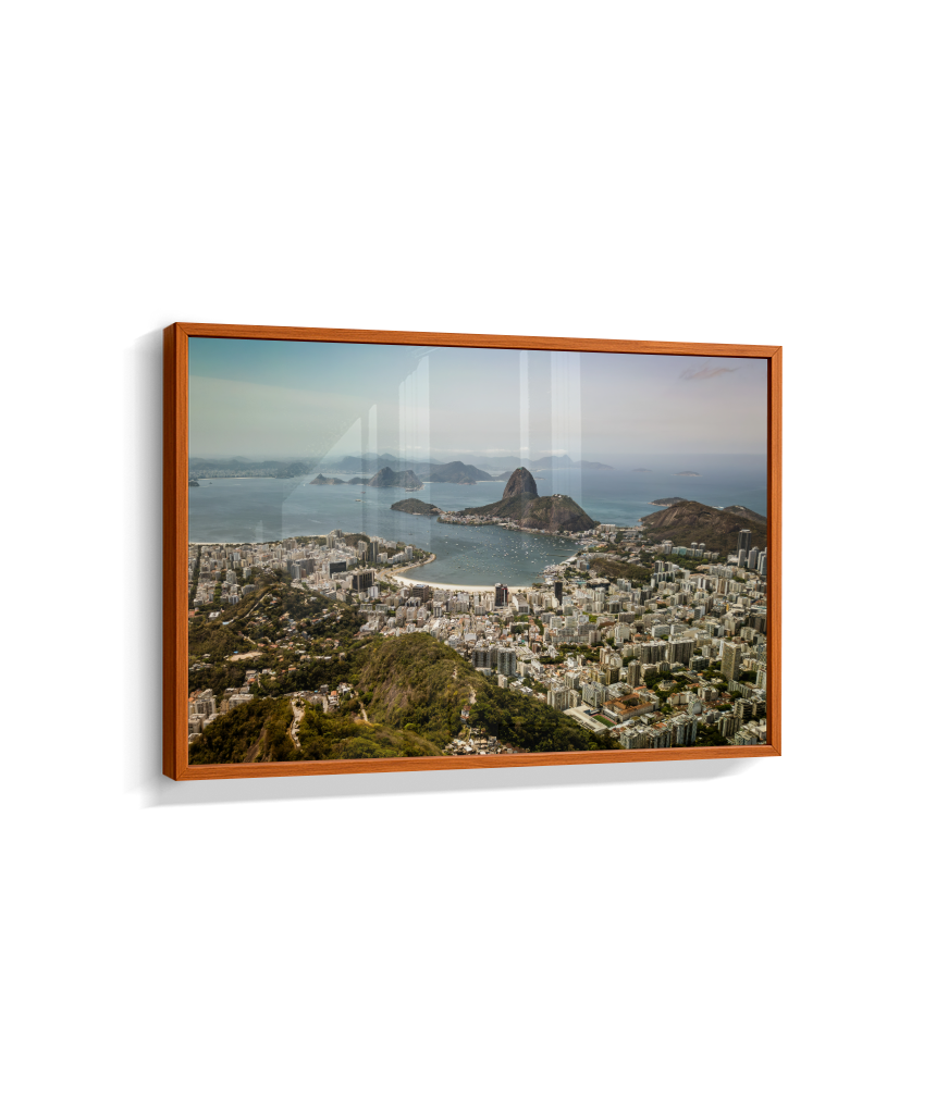 Vista Aerea Pao acucar Enseada Botafogo