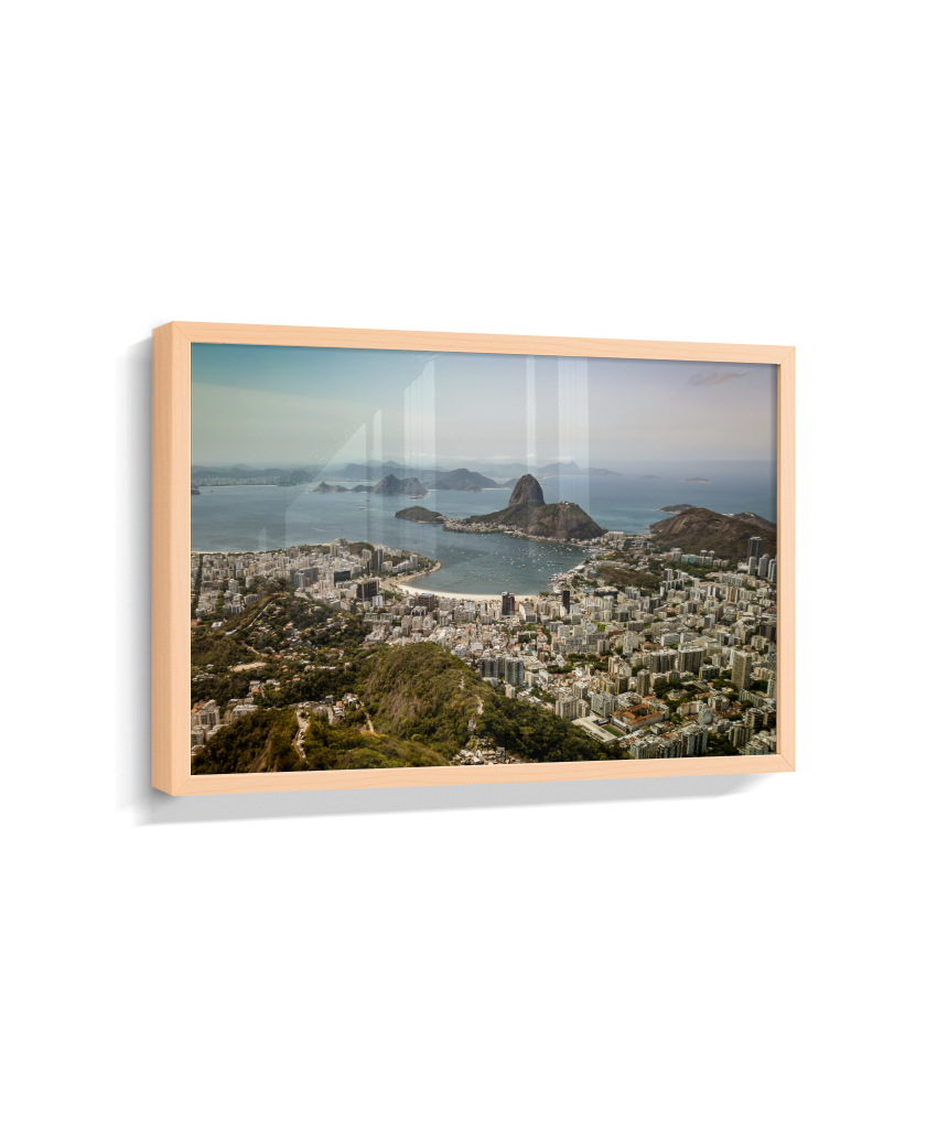 Vista Aerea Pao acucar Enseada Botafogo
