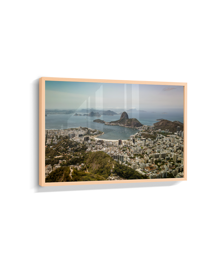 Vista Aerea Pao acucar Enseada Botafogo
