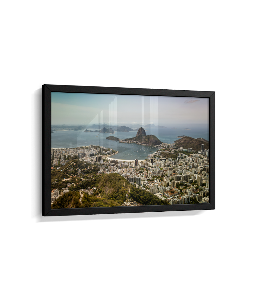 Vista Aerea Pao acucar Enseada Botafogo