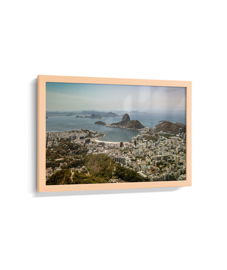 Vista Aerea Pao acucar Enseada Botafogo
