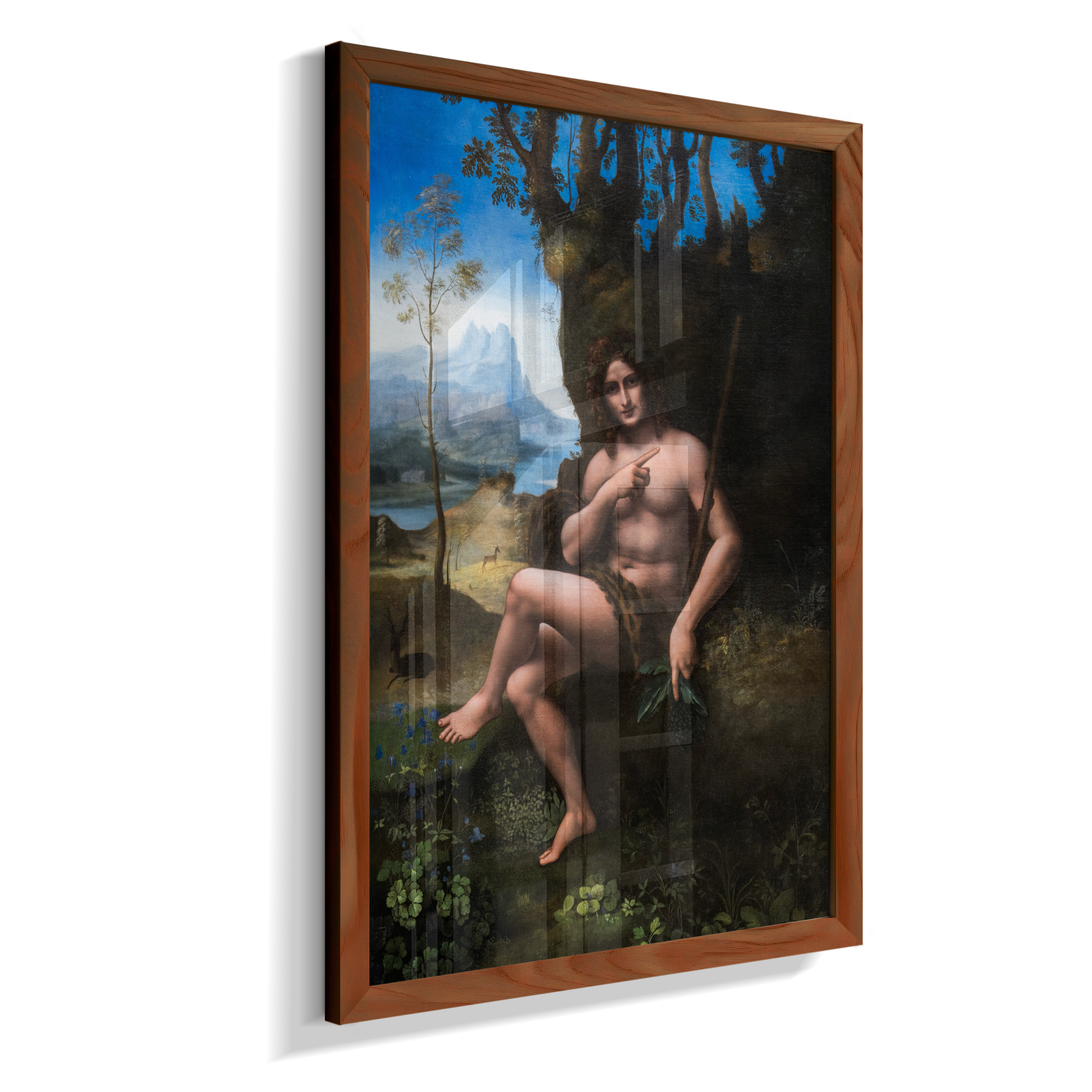 Bacchus (Baco) - Oficina de Leonardo da Vinci, possivelmente com participação do próprio Leonardo