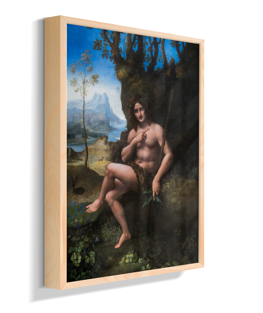 Bacchus (Baco) - Oficina de Leonardo da Vinci, possivelmente com participação do próprio Leonardo