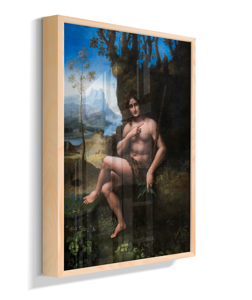Bacchus (Baco) - Oficina de Leonardo da Vinci, possivelmente com participação do próprio Leonardo