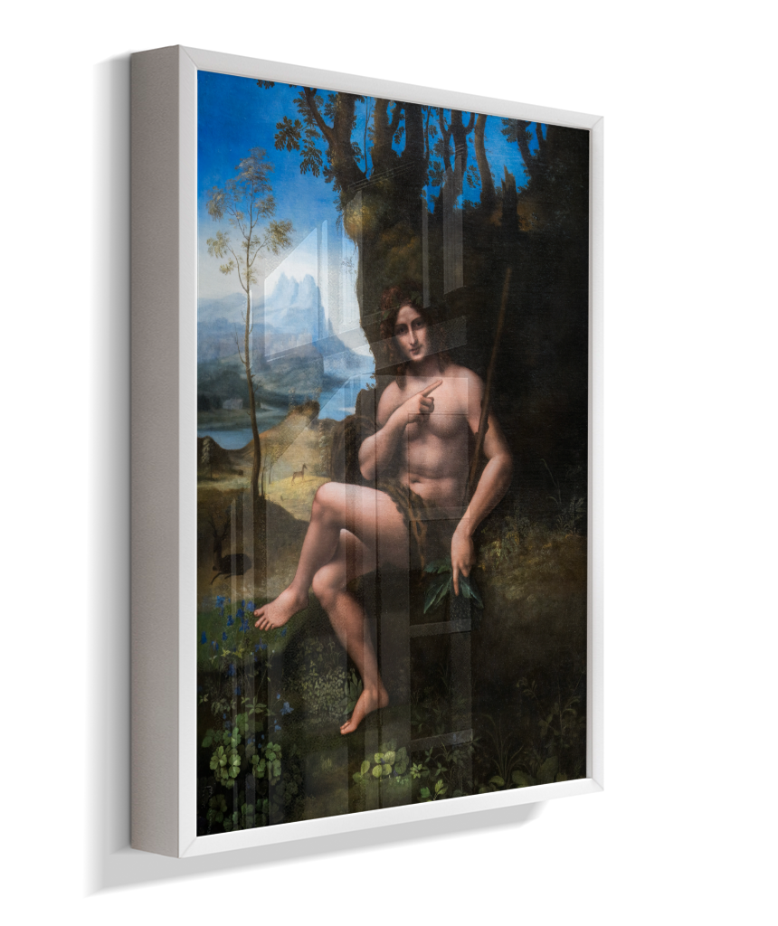 Bacchus (Baco) - Oficina de Leonardo da Vinci, possivelmente com participação do próprio Leonardo
