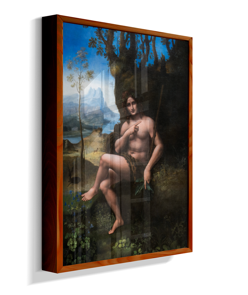 Bacchus (Baco) - Oficina de Leonardo da Vinci, possivelmente com participação do próprio Leonardo