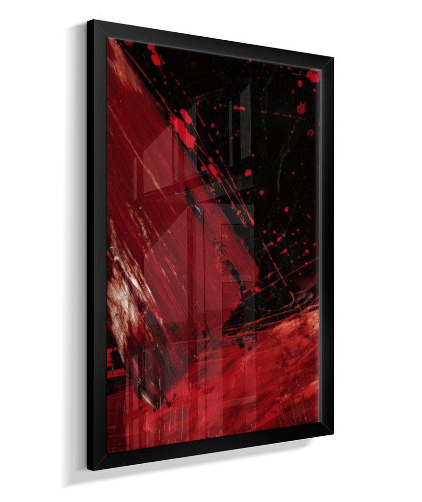 Vermelho sobre preto - 1-