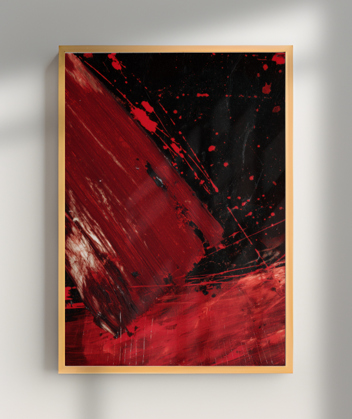 Vermelho sobre preto - 1-