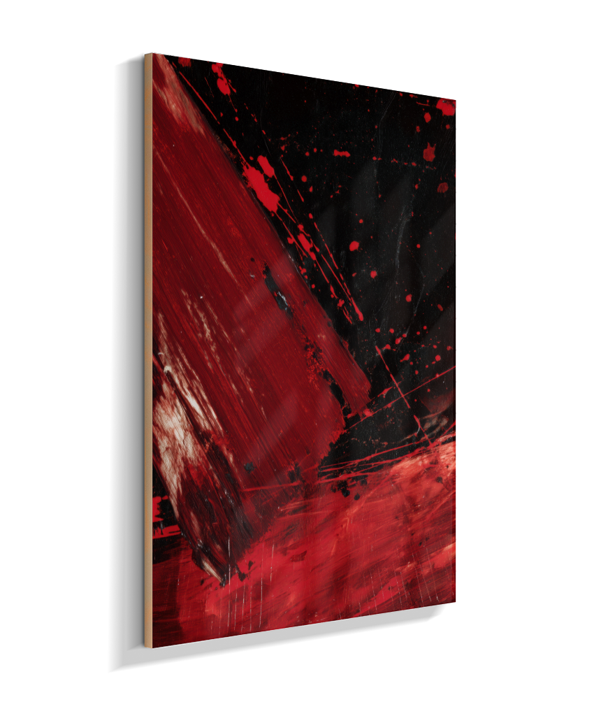 Vermelho sobre preto - 1-