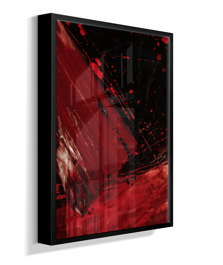 Vermelho sobre preto - 1-