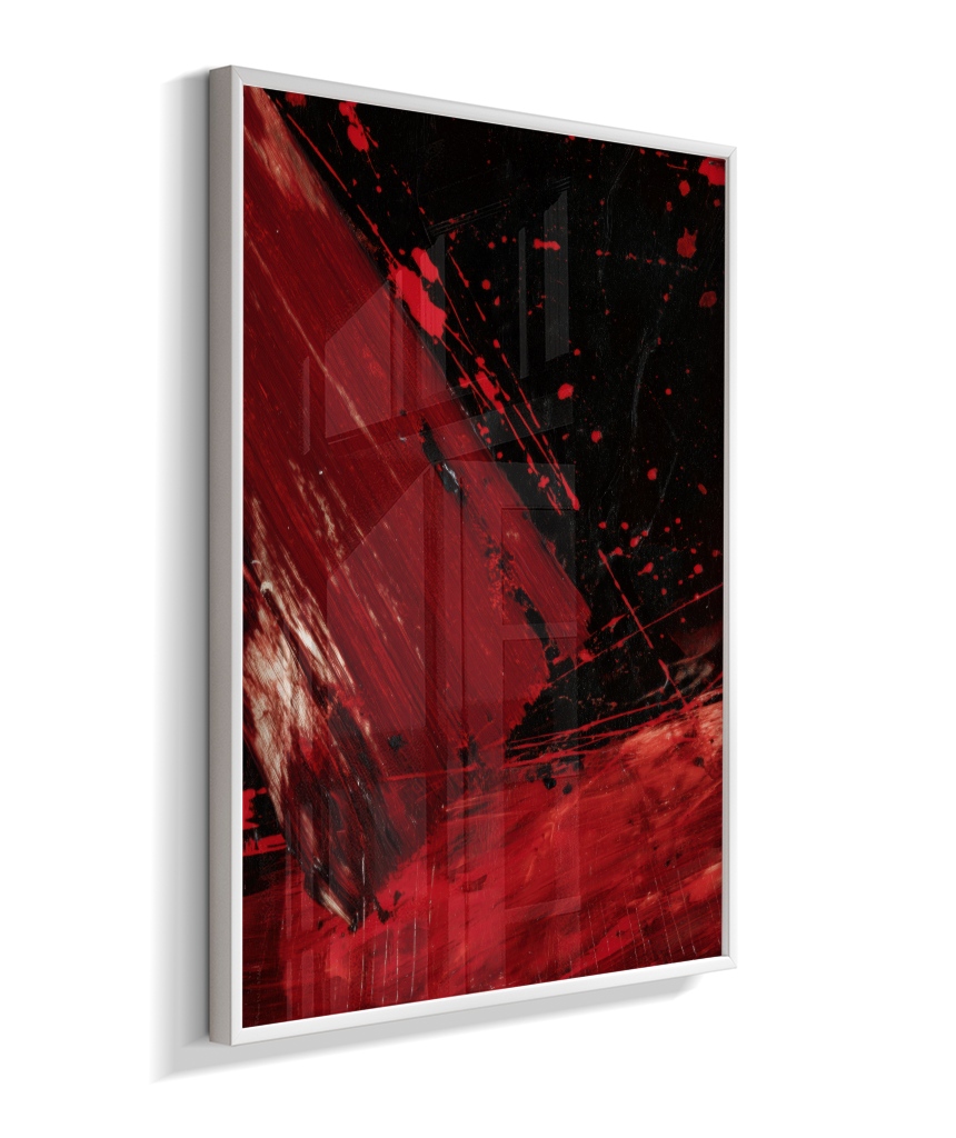 Vermelho sobre preto - 1-