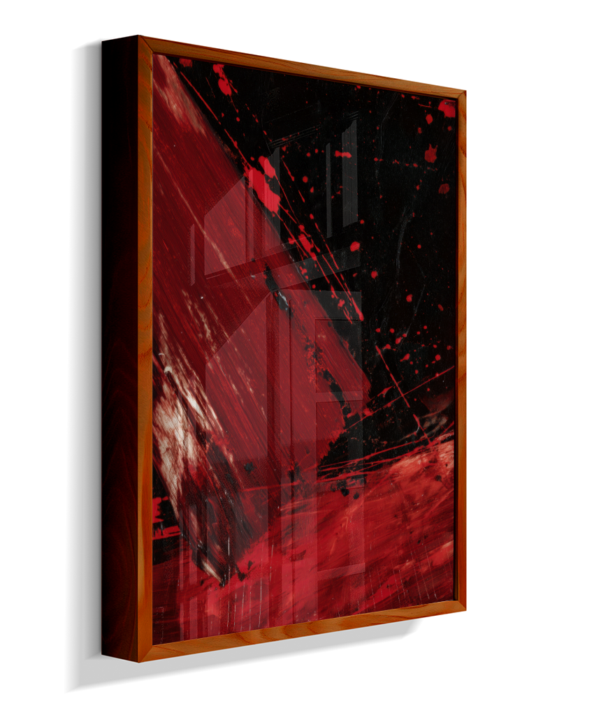 Vermelho sobre preto - 1-