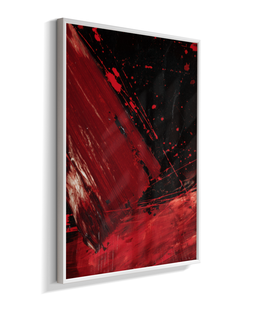 Vermelho sobre preto - 1-