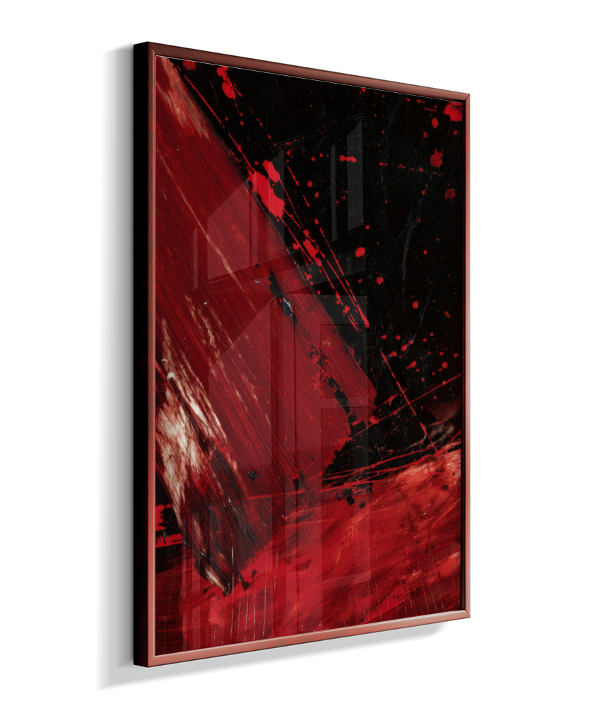 Vermelho sobre preto - 1-