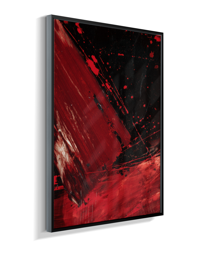 Vermelho sobre preto - 1-