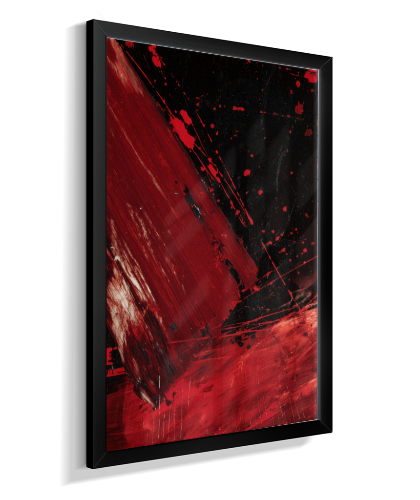 Vermelho sobre preto - 1-