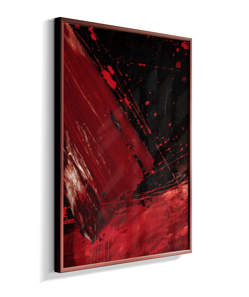 Vermelho sobre preto - 1-