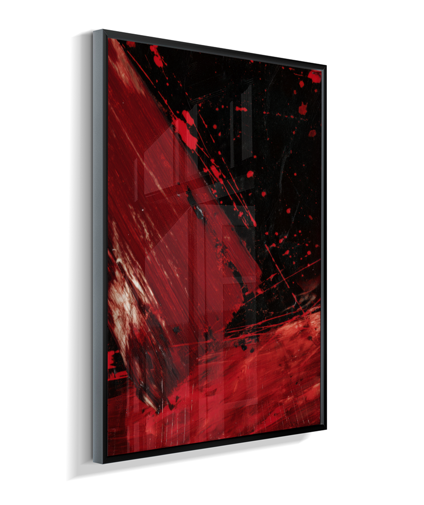 Vermelho sobre preto - 1-
