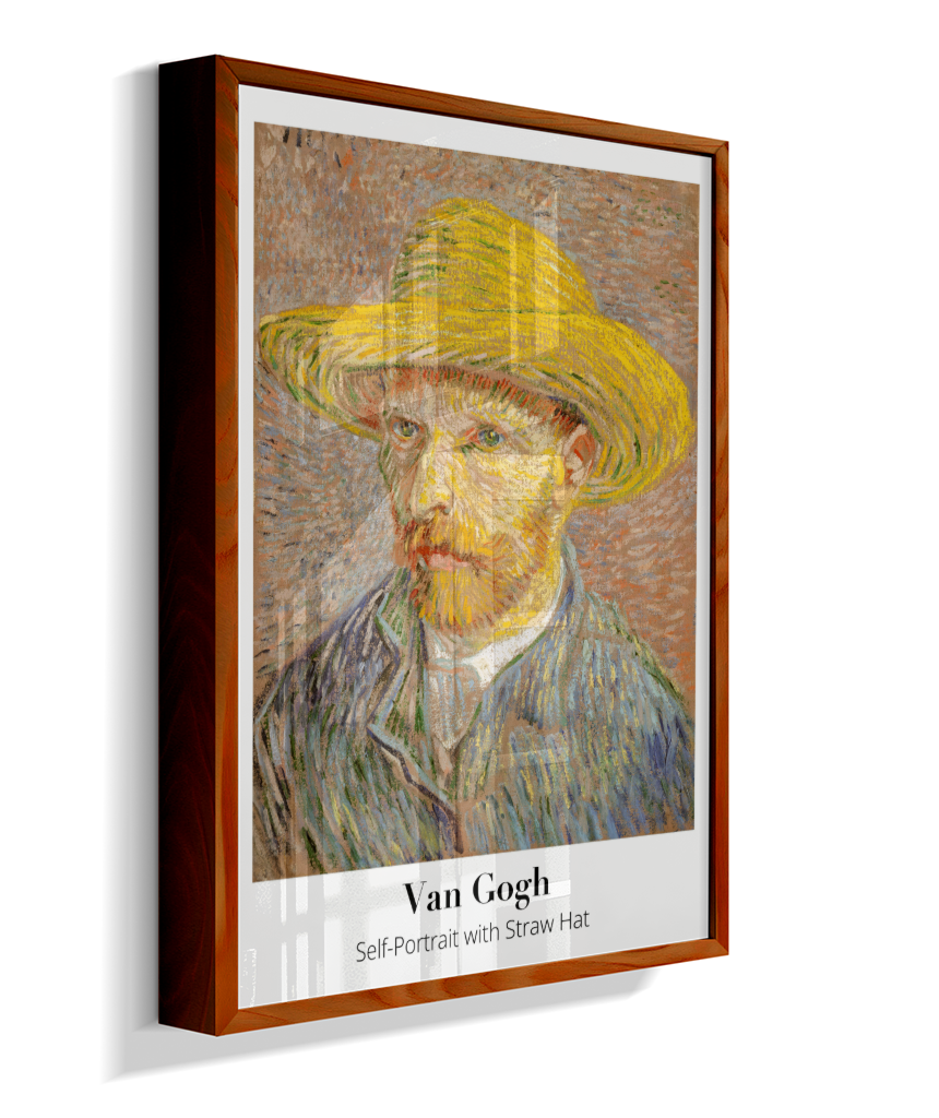 Van Gogh - Self-Portrait with Straw Hat