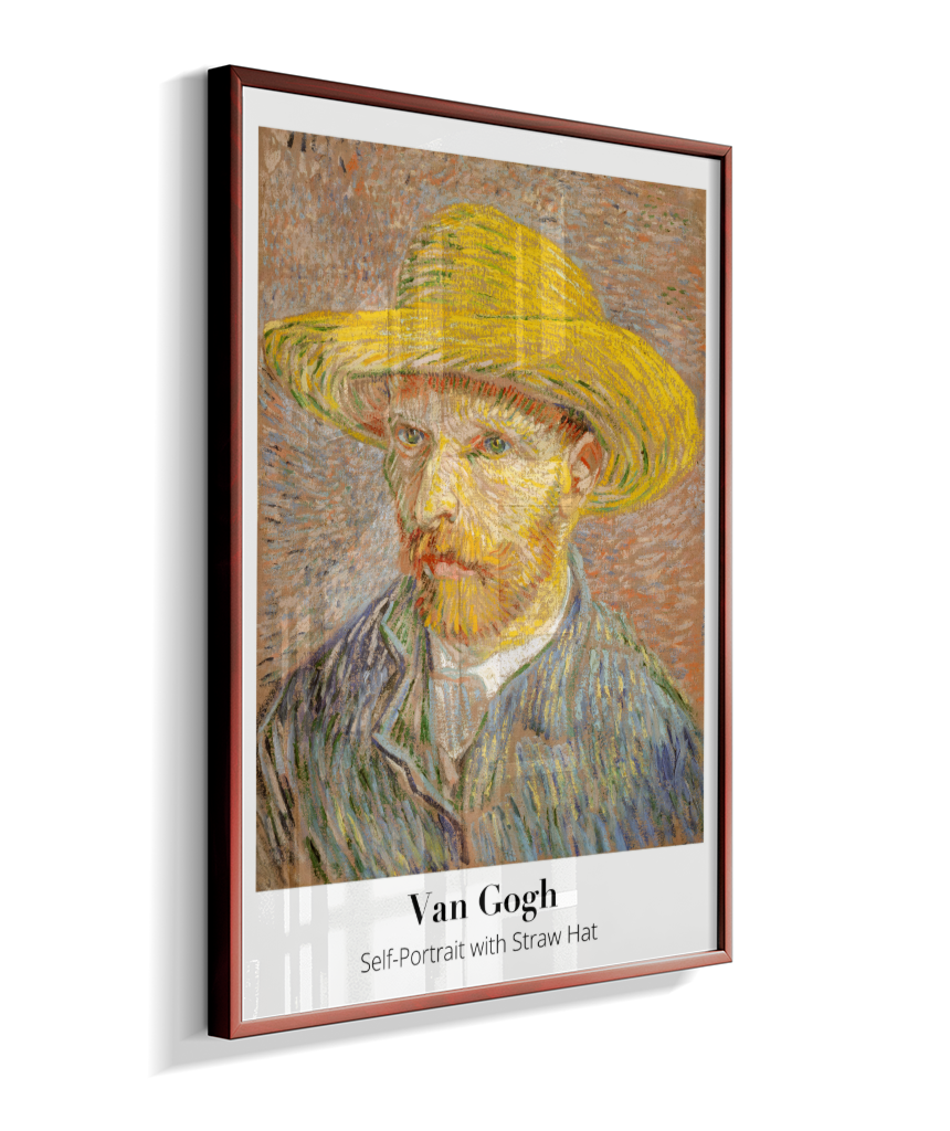 Van Gogh - Self-Portrait with Straw Hat