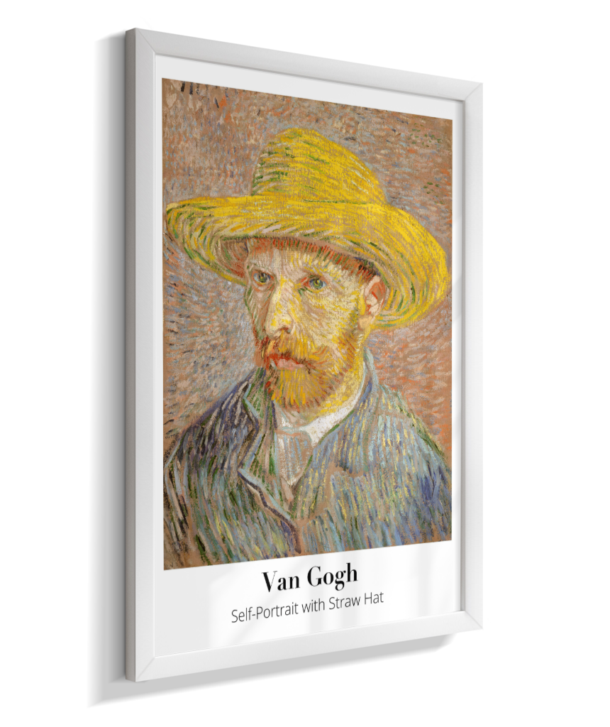 Van Gogh - Self-Portrait with Straw Hat