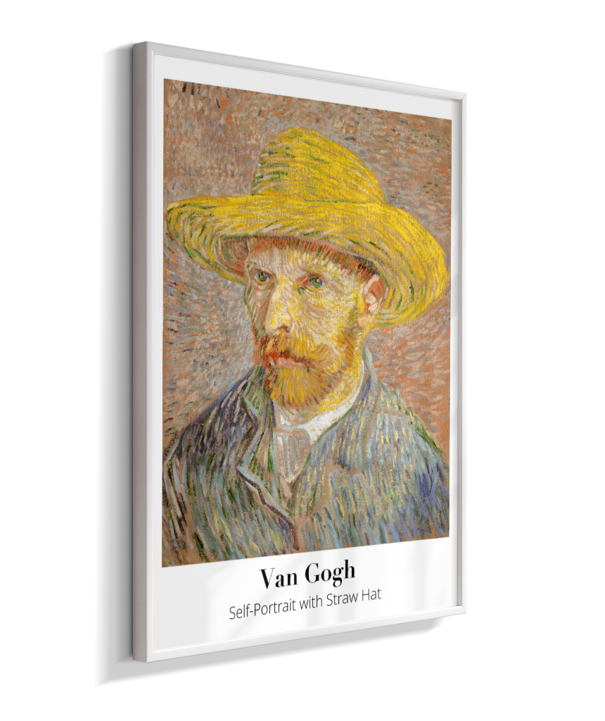 Van Gogh - Self-Portrait with Straw Hat