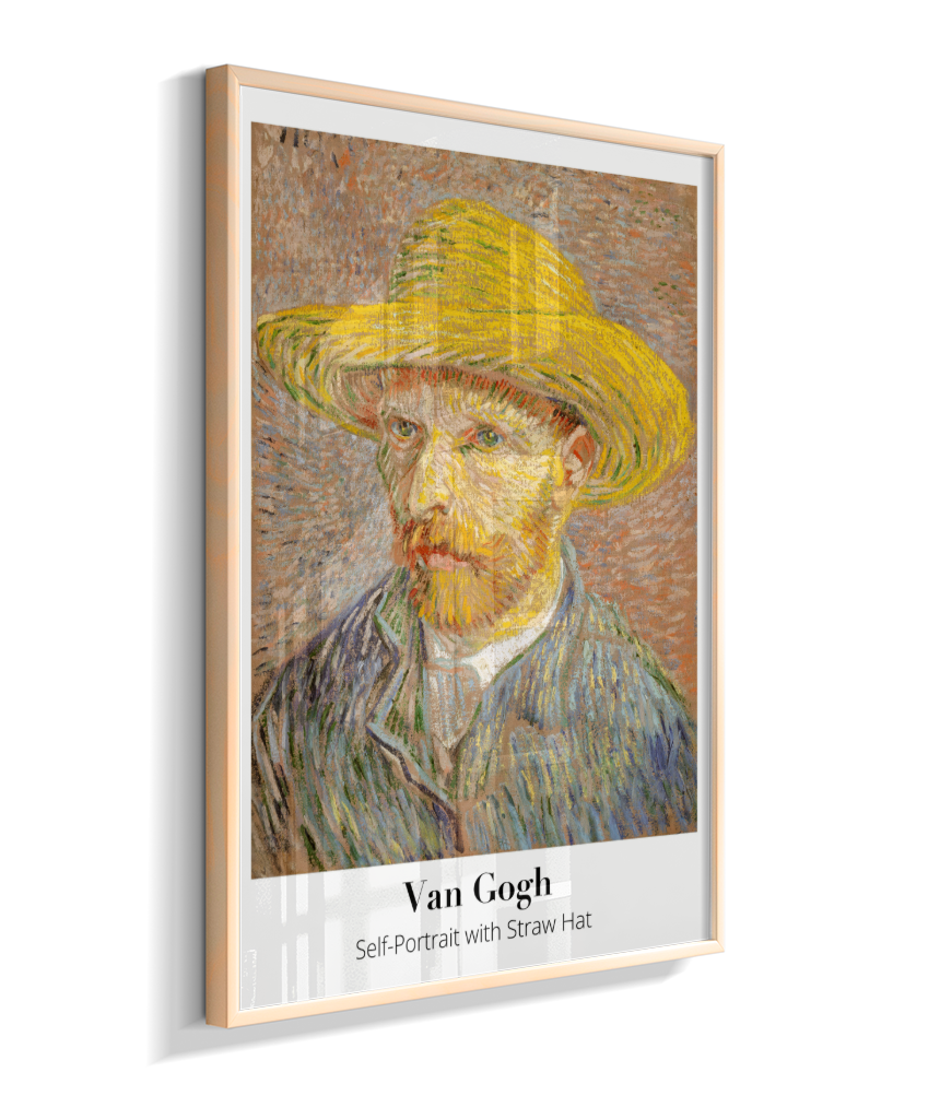 Van Gogh - Self-Portrait with Straw Hat