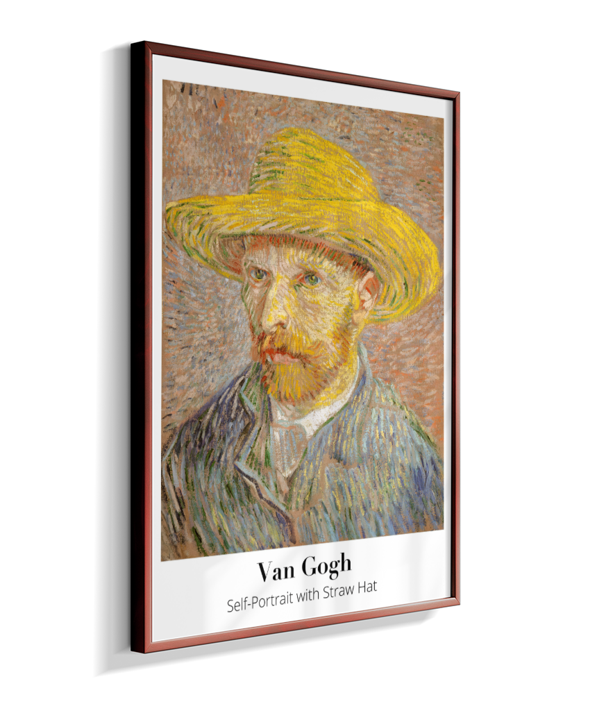 Van Gogh - Self-Portrait with Straw Hat