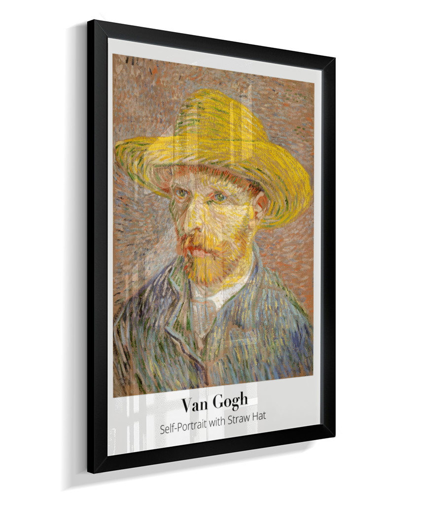 Van Gogh - Self-Portrait with Straw Hat