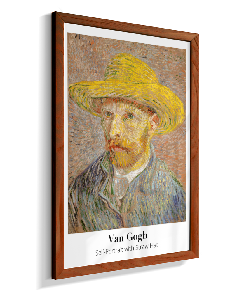 Van Gogh - Self-Portrait with Straw Hat