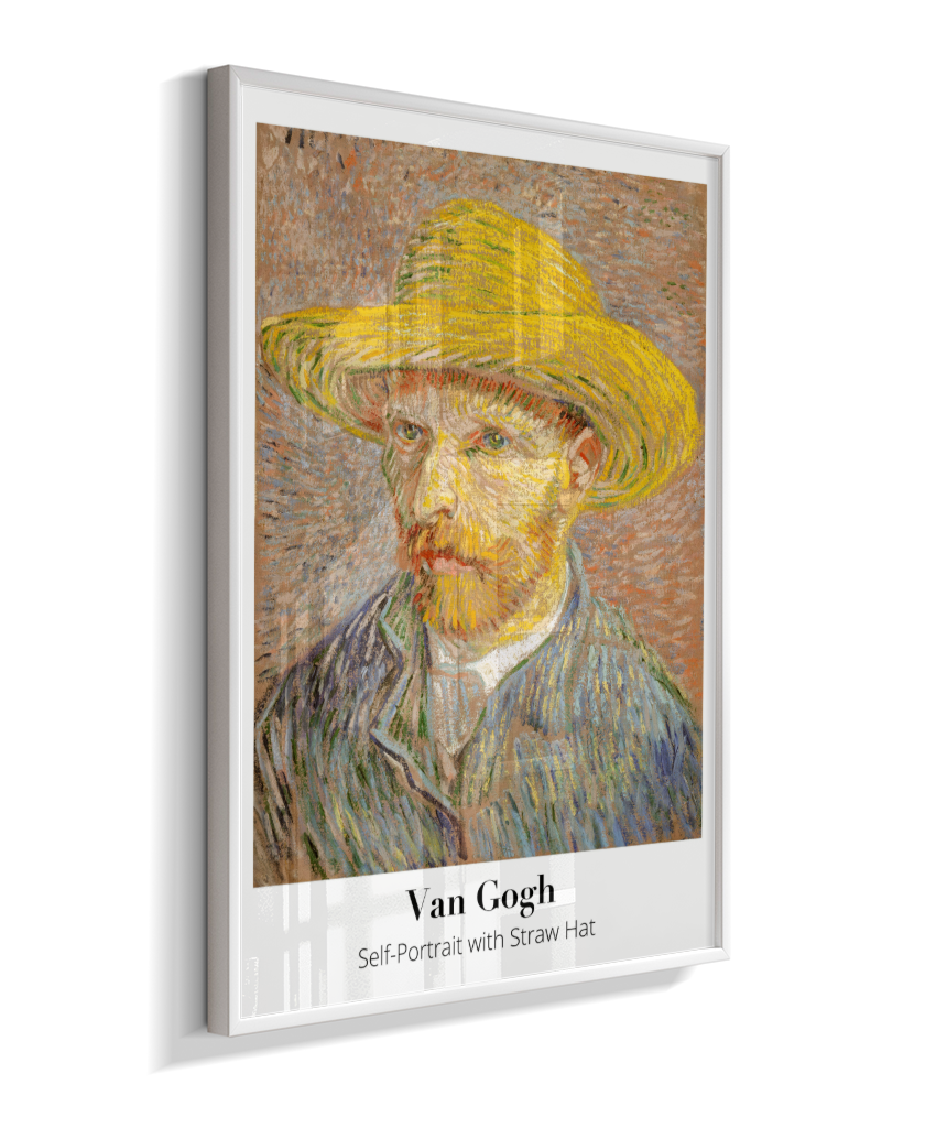 Van Gogh - Self-Portrait with Straw Hat