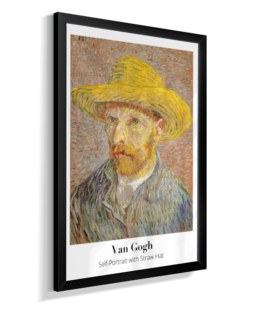 Van Gogh - Self-Portrait with Straw Hat
