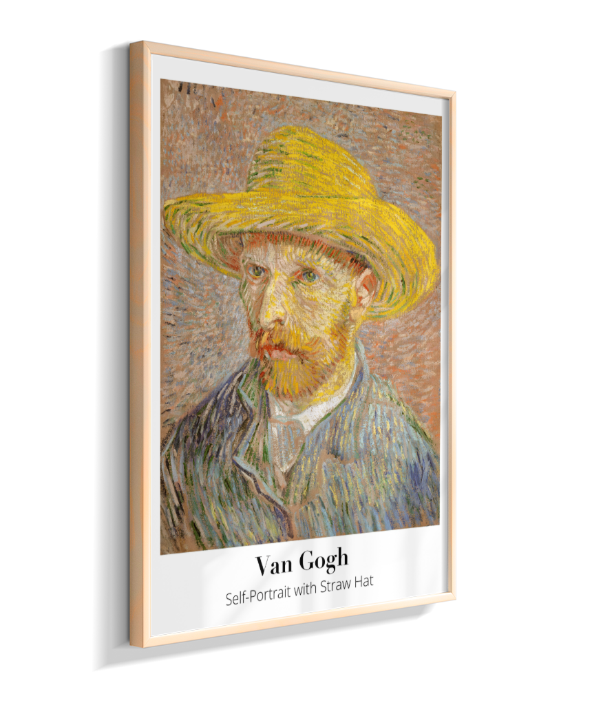 Van Gogh - Self-Portrait with Straw Hat