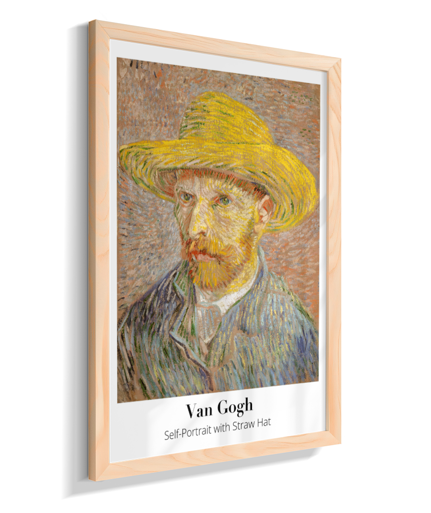Van Gogh - Self-Portrait with Straw Hat