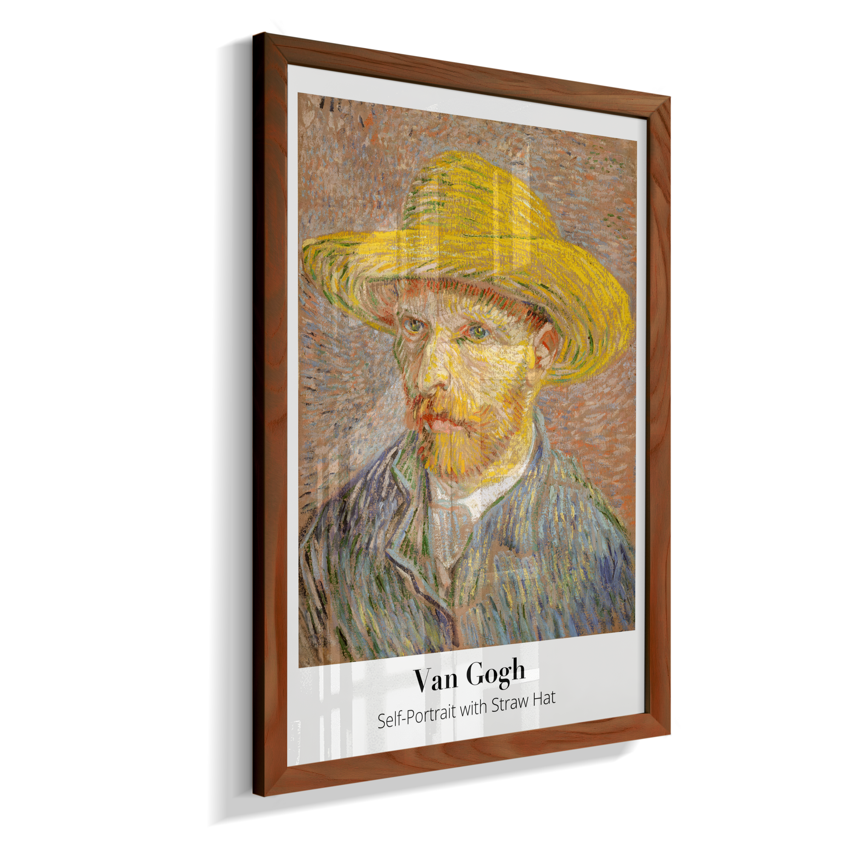 Van Gogh - Self-Portrait with Straw Hat