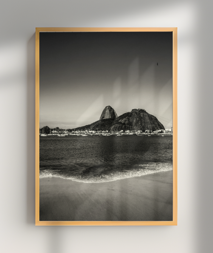 Pão de Açucar - visto da praia de Botafogo