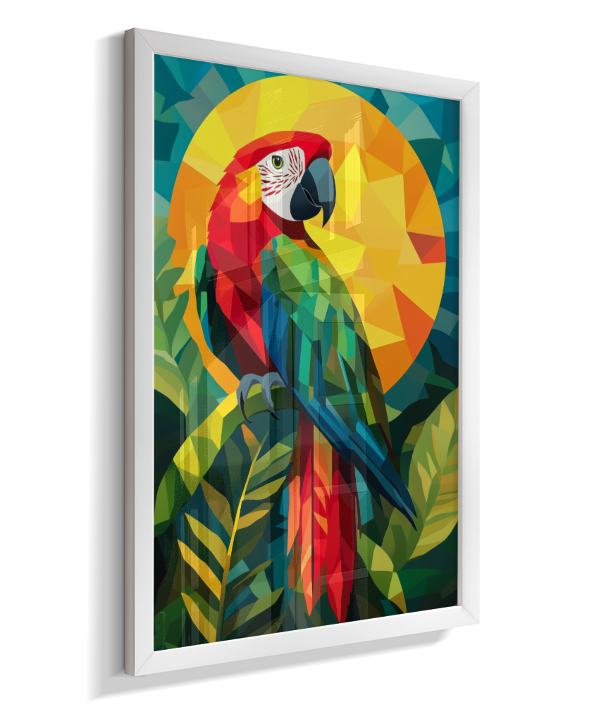 Arara Vermelha Grande - Poesia Colorida do Brasil